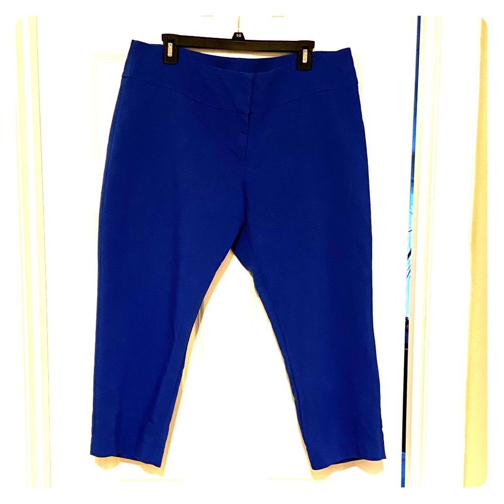Royal blue capris